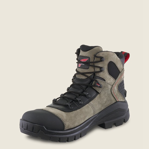 Red Wing Safety Bot Erkek - Crv™ - 6-Inch Toe - Zeytin Yeşili/Siyah - 58IYOQDTF